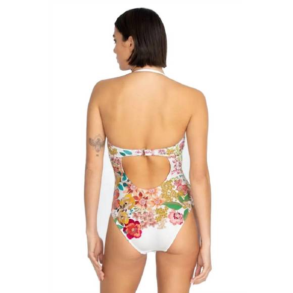 NEW JOHNNY WAS twist bra onepiece swimsuit in multi - Picture 2 of 2